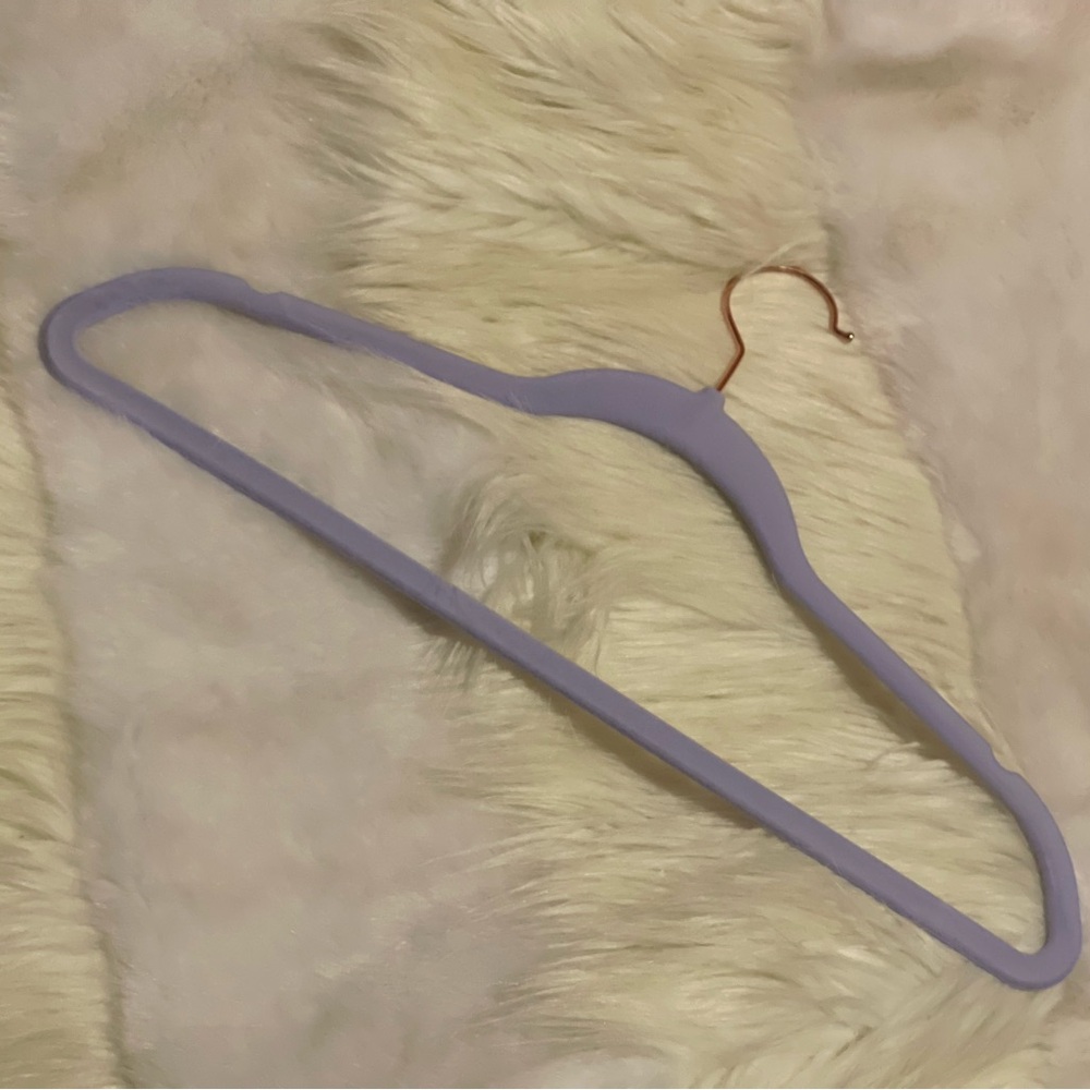20 Premium Velvet Swivel Hangers Heavy Duty Non Slip Felt Suite Purple Rose Gold